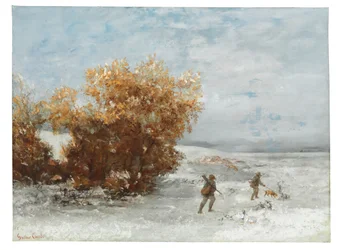 Hunters in the Snow
