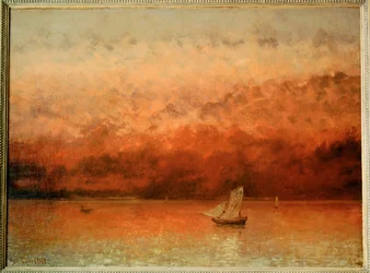 Lake Geneva at Sunset