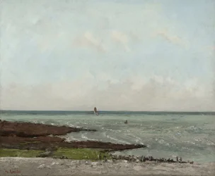 Laundresses at Low Tide, Étretat