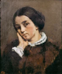 Portrait of Zelie Courbet