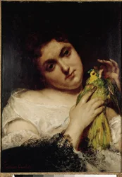 Portrait of a Lady with a Parrot