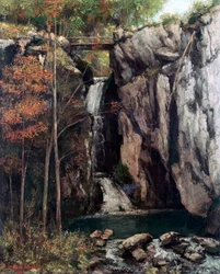 The Chasm at Conches, 1864
