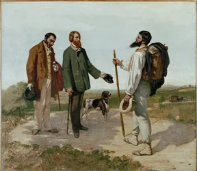 The Meeting or Good Morning, Monsieur Courbet