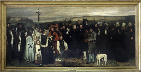 The Funeral at Ornans - by Gustave Courbet, Musée d