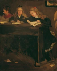Three Schoolgirls, 1860