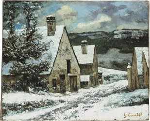 Village Edge in Winter