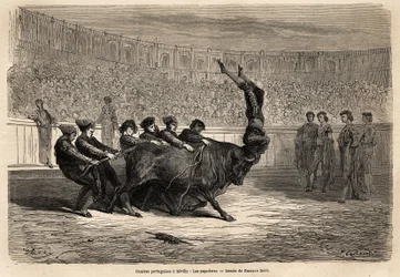 A Bullfighting Scene, the Pegatores in Seville