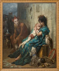 Acrobats - The Saltimbanques - The Wounded Child