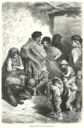 Boys Playing at Bull-Fighting