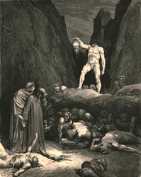 By the hair it bore the severed member, lantern-wise pendant in hand