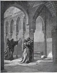 Captive Story. First Encounter of the Captive with Zoraide in the Garden of Her Father - from 