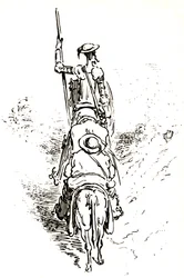 Don Quixote on His Horse, Followed by Sancho on His Donkey
