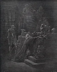 Don Quijote, Montesinos and Durandarte, in Montesinos