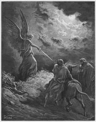 The Angel appearing to Balaam (Gustave Dore Bible)