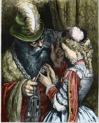 Illustration for “Bluebeard”