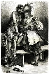 Illustration for the Captain Fracasse