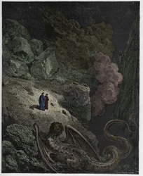 Inferno, Canto 17: Geryon, Symbol of Deceit, Illustration from 