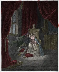 Inferno, Canto 5: Paolo and Francesca, Illustration from 