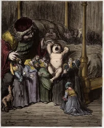 The Birth of Gargantua - illustration from 