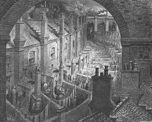 Over London - By Rail