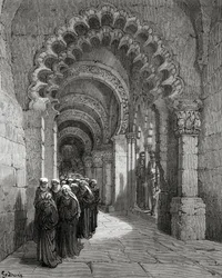 Procession of Damsels Mourning, from 