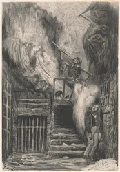 Rue de la Vieille-Lanterne [The Suicide of Gérard de Nerval]