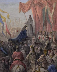 Saint Bernard de Clairvaux Preaching the Second Crusade