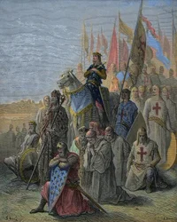 Saint Louis Arrives in Front of Damietta