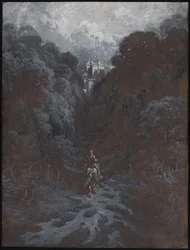 Sir Lancelot Approaching the Castle of Astolat