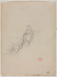 Sketch of Hunting Scene