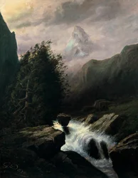 Storm on the Cervin Mountain, 19th century