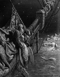 The Mariner Gazes on the Serpents in the Ocean, Scene from 
