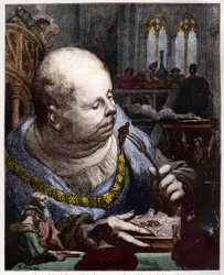 The Pilgrims are Eaten in Salads - Illustration from 