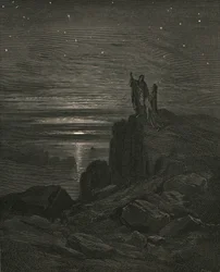 Thence issuing we again beheld the stars