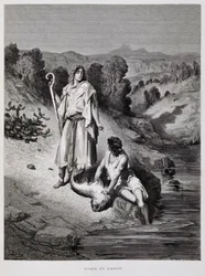 Tobias and the Angel, Illustration from the Dore Bible