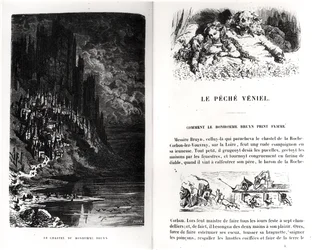 Two illustrated pages from 