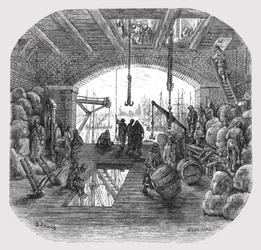 Warehouses by the Thames, 1872