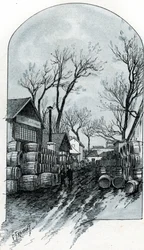 View of the Warehouse of Rue de Sauternes, Bercy, Paris