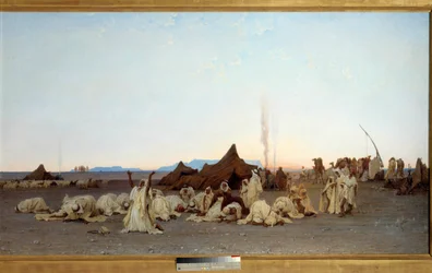 Evening Prayer in the Sahara Desert (detail)