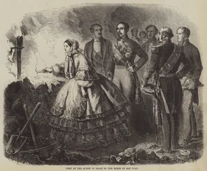 Visit of the Queen of Spain to the Mines of San Juan