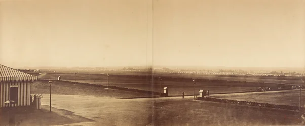 Panorama of the Camp at Châlons (six photographs in three frames)
