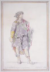 Pythéas, conspirator and drunken parasite, character from Opéra de Sapho