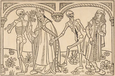 Death taking the Bishop and the Nobleman, from 