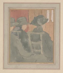 Woman and Orphan Girl in Church