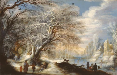 Skaters on a Canal