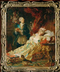 King Louis XV in the Boudoir of Mme