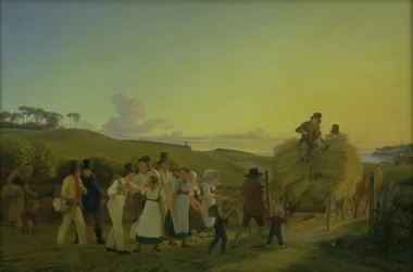 Peasants Returning Home from the Field with the Last Load of Grain