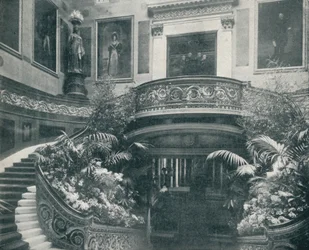 The Grand Staircase at Buckingham Palace, c1899