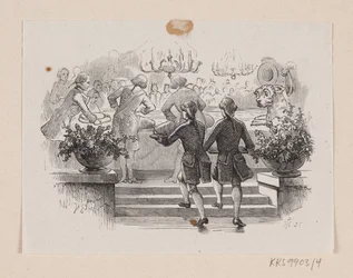 Illustration for "The Tinderbox" in H.C. Andersen