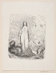 Illustration for "The Garden of Paradise" in H.C. Andersen, "Fairy Tales and Stories", Volume 1